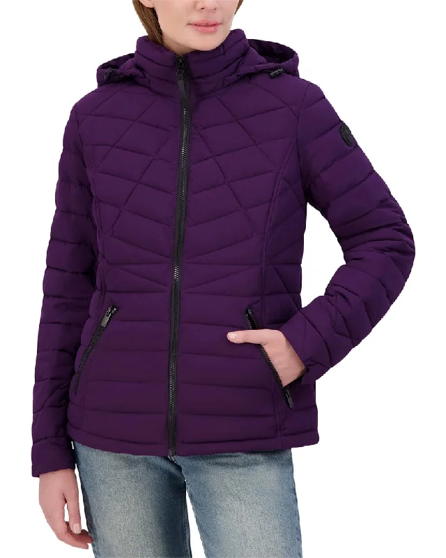 women's winter coat -Nautica Short Stretch Jacket