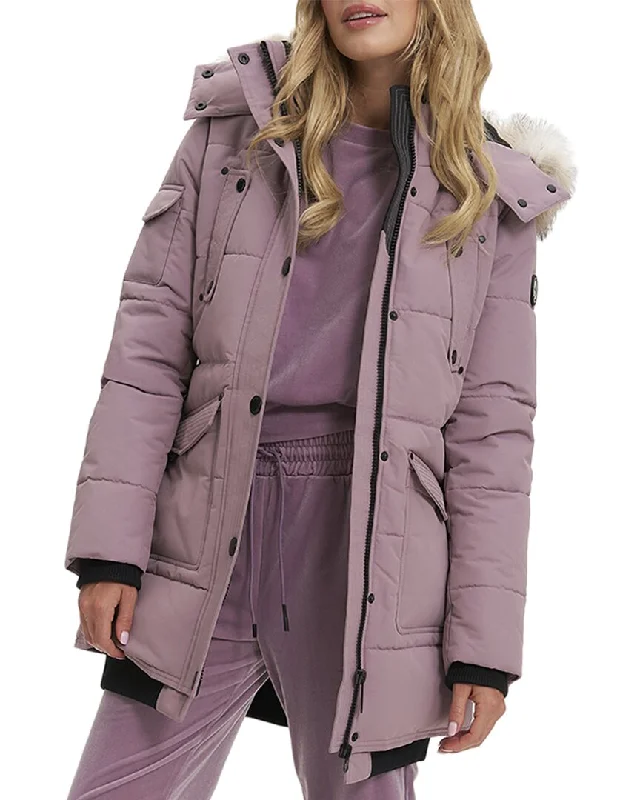 warm down coat for women -NOIZE Astrid Parka Short