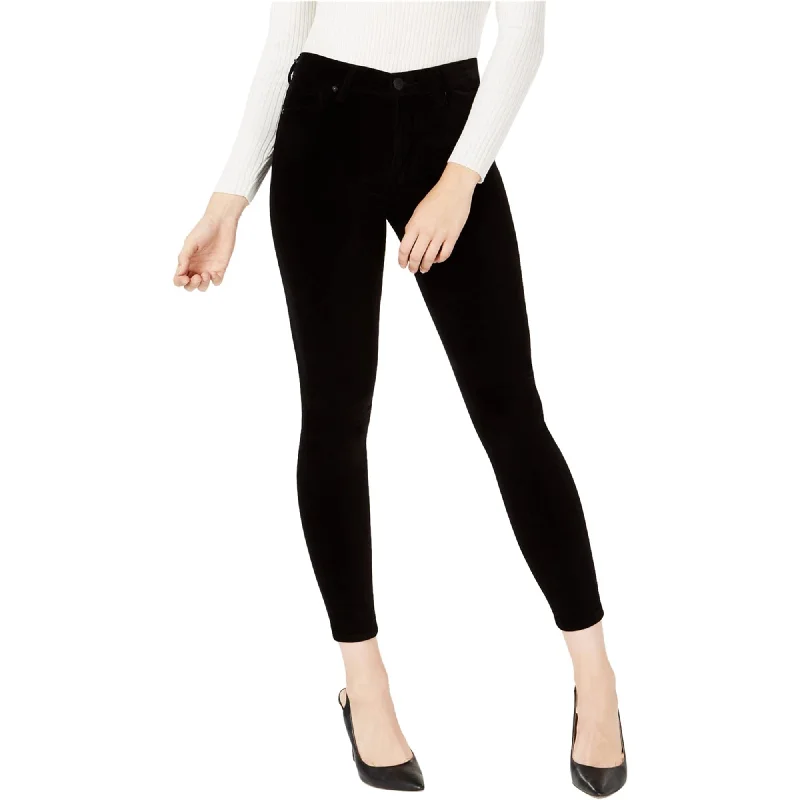 high-rise tapered jeans for women -Hudson Womens Velvet Skinny Fit Jeans