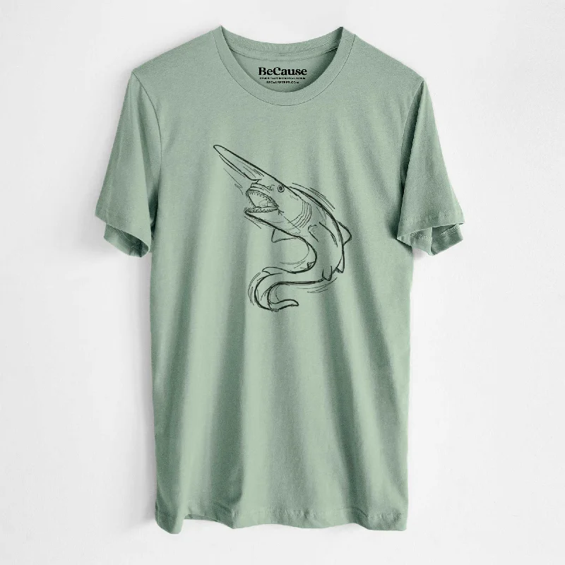 elegant short sleeve blouses for ladies -Goblin Shark - Lightweight 100% Cotton Unisex Crewneck