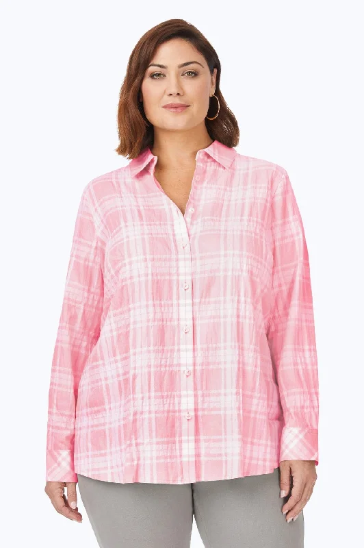 Pink Champagne Pucker Spring Plaid