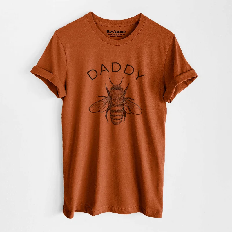 women's square neck short sleeve blouse -Daddy Bee - Lightweight 100% Cotton Unisex Crewneck