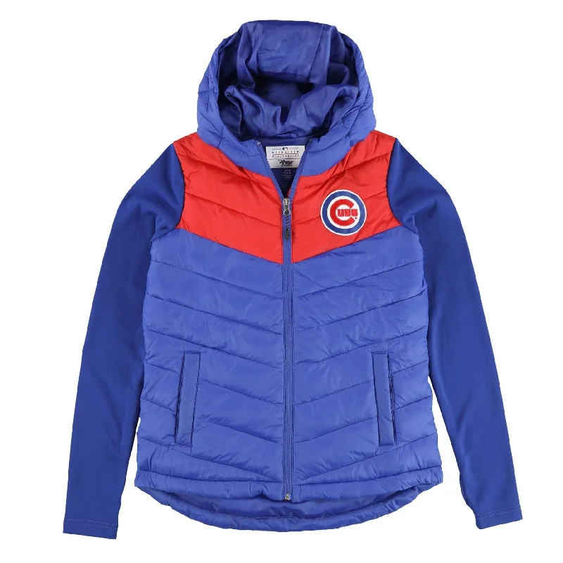 women's slim fit blazer -G-III Sports Womens Chicago Cubs Logo Coat, Multicoloured, Small