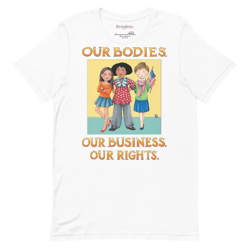 women's ribbed short sleeve tee -Our Rights Unisex T-Shirt