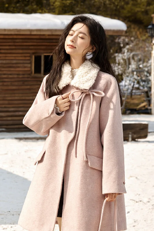 women's faux fur coat -Woolen Coat for Women