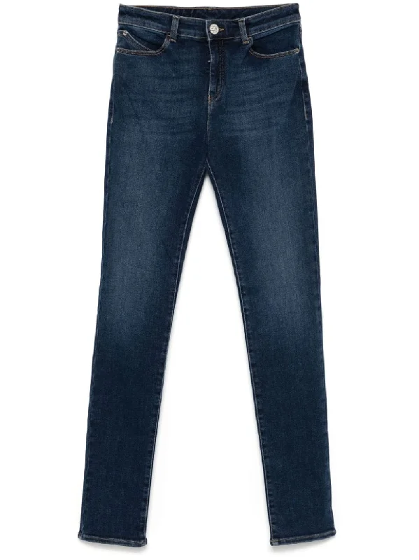 women's lightweight denim trousers -Emporio Armani Women's Jeans blue