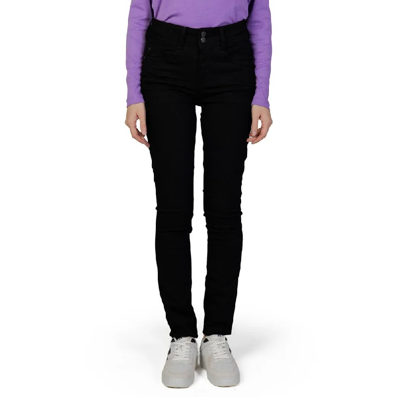 wide-legged retro jeans for ladies -Street One  Cotton Jeans & Women's Pant