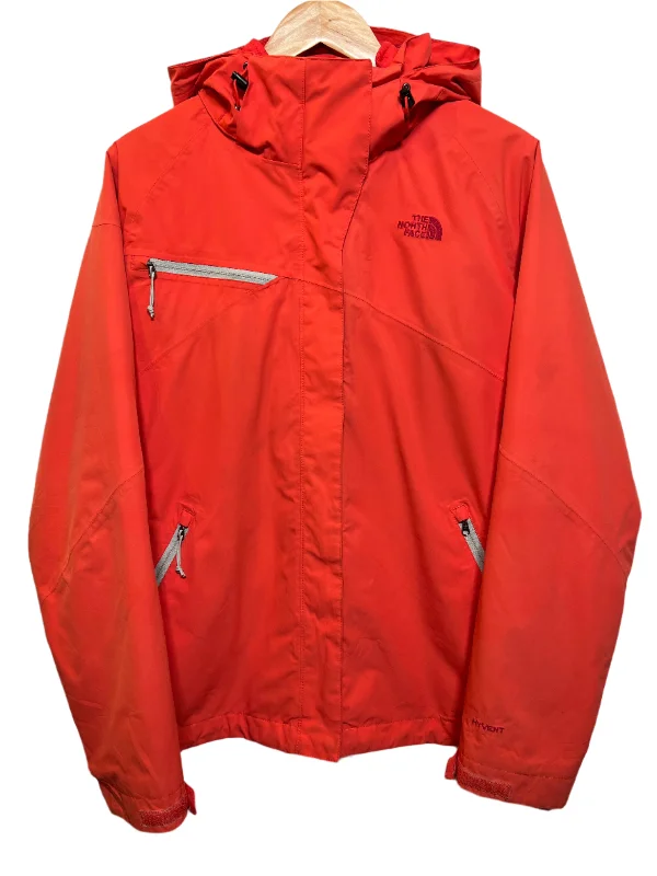 ladies' puffer jacket -The North Face Women's Orange Jacket (Size XL)