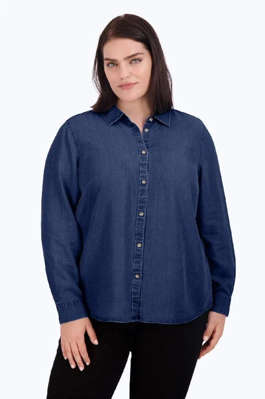 Navy Tencel