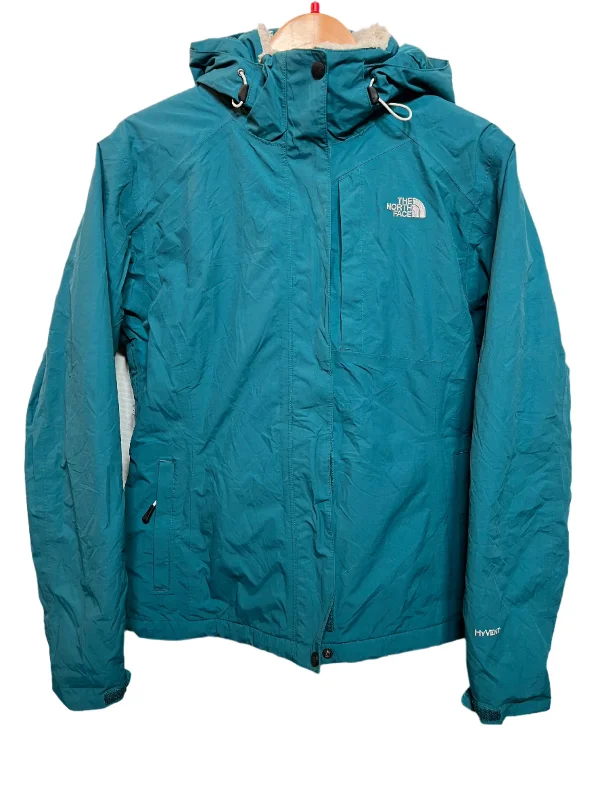 ladies' designer overcoat -The North Face Women's Blue Jacket (Size L)