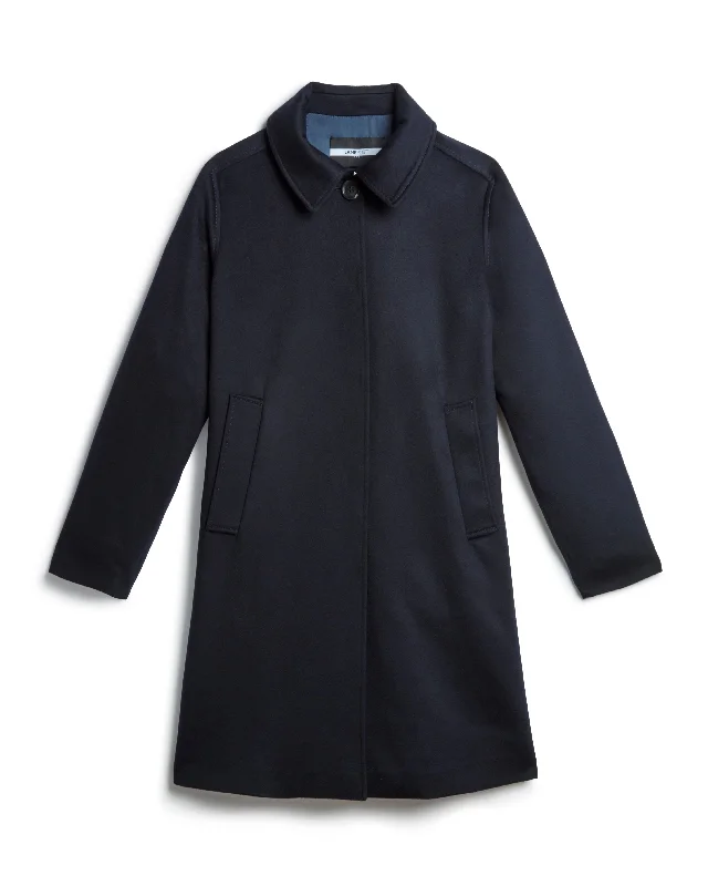 women's varsity bomber jacket -LORO PIANA CASHMERE CLASSIC COAT