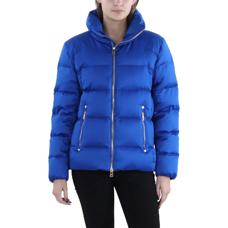 women's reversible coat -Lauren Ralph Lauren Womens Quilted Warm Puffer Jacket