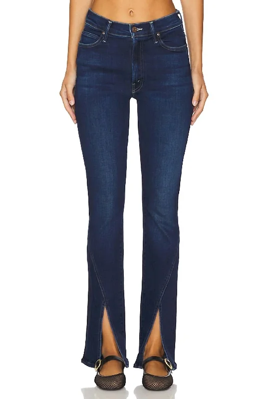 women's raw hem ankle jeans -The Rascal Sliced Up Sneak Jeans In Mind Games