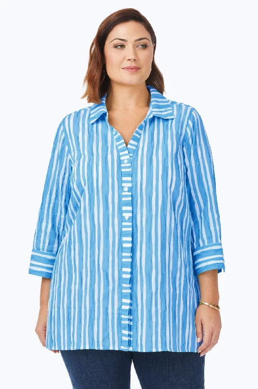 Blue Breeze Beach Stripe