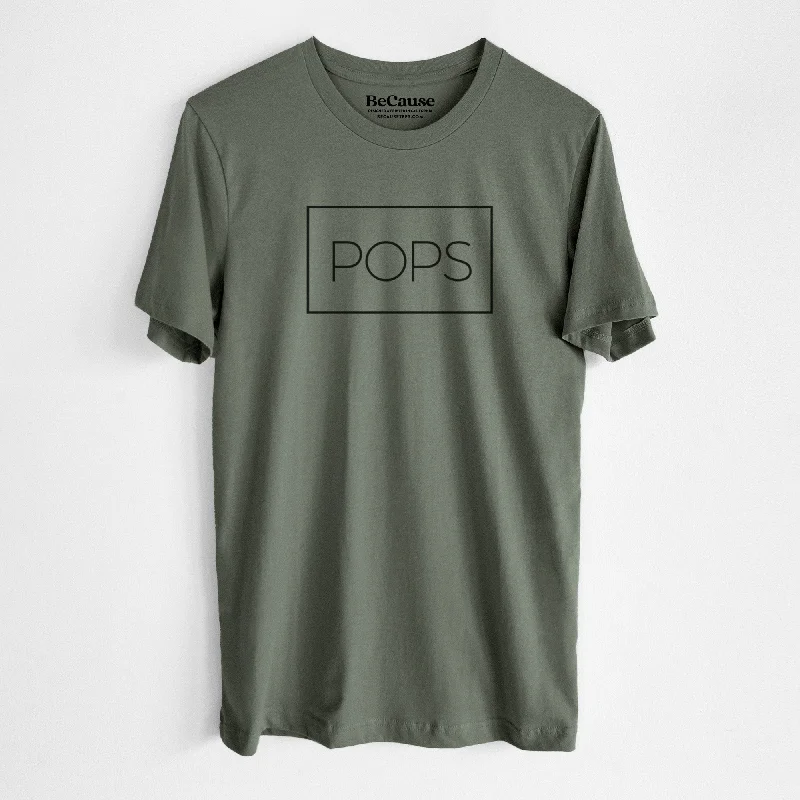 stylish urban short sleeve tees for women -Pops Boxed 1 line - Lightweight 100% Cotton Unisex Crewneck