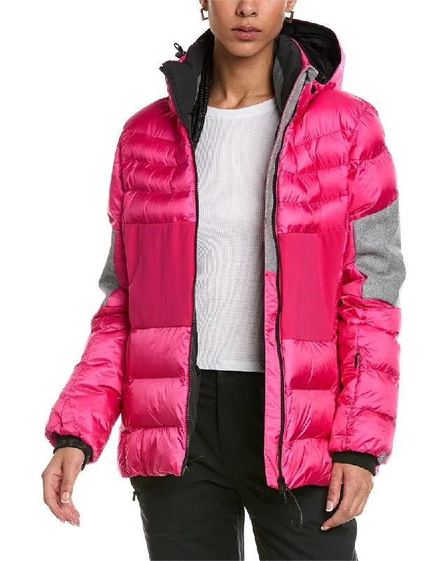 warm padded coat for women -CAPRANEA Ela Wool-Blend Jacket