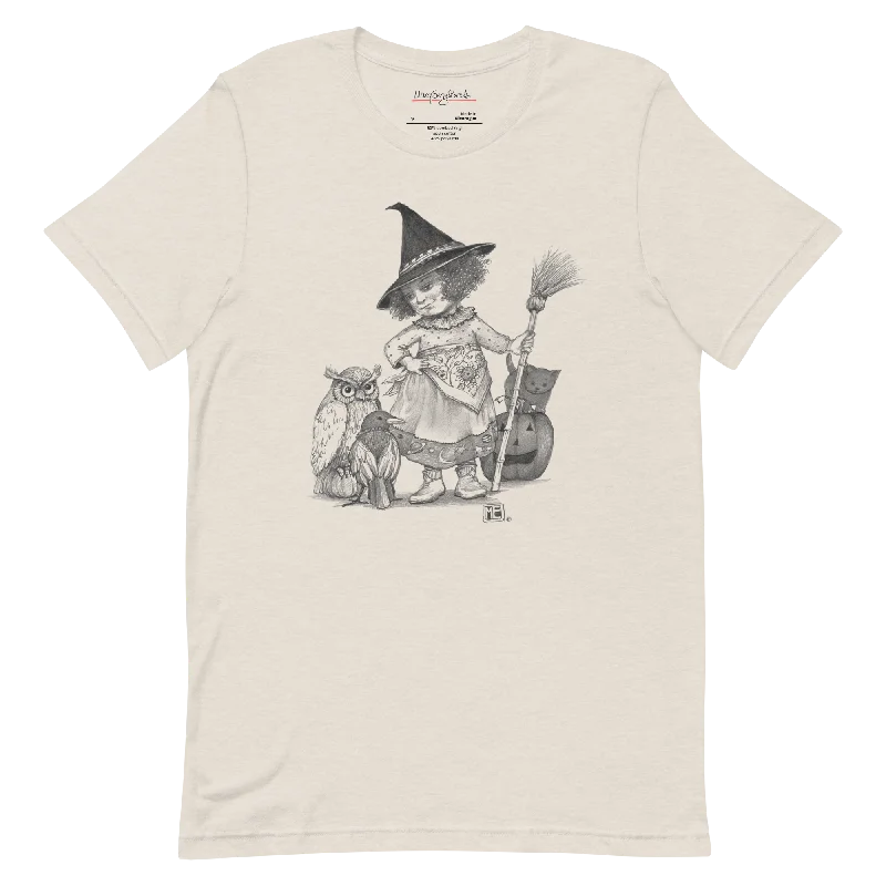 trendy short sleeve tops for women -Little Witch and Friends Unisex T-Shirt