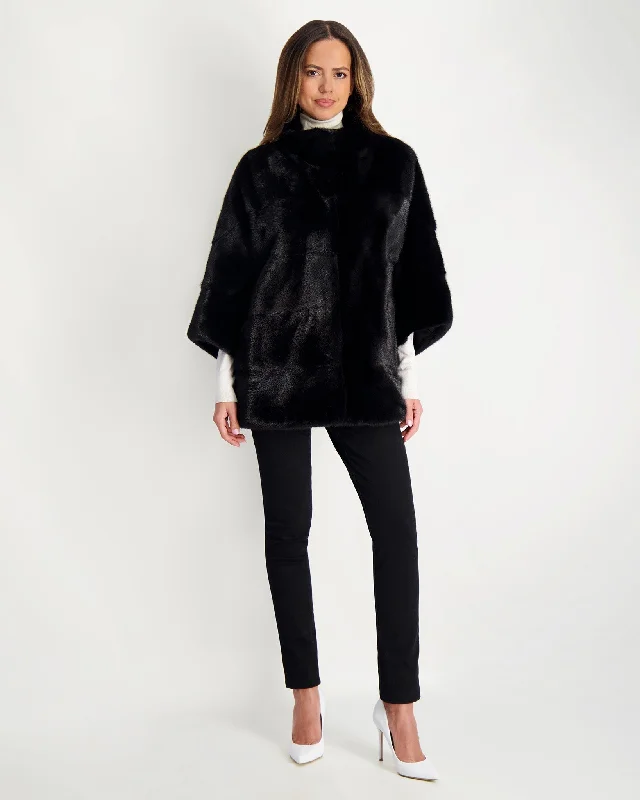 luxury faux fur coat for women -Mink Jacket