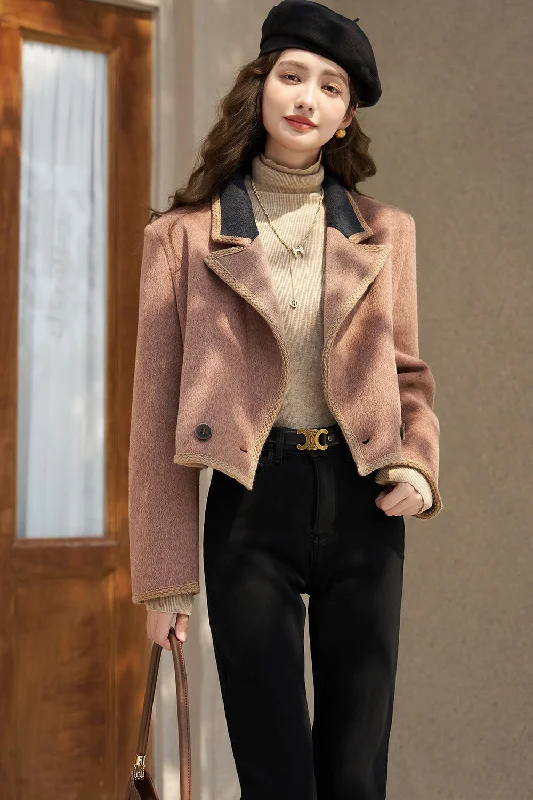 sophisticated evening coat for women -Woolen Coat for Women