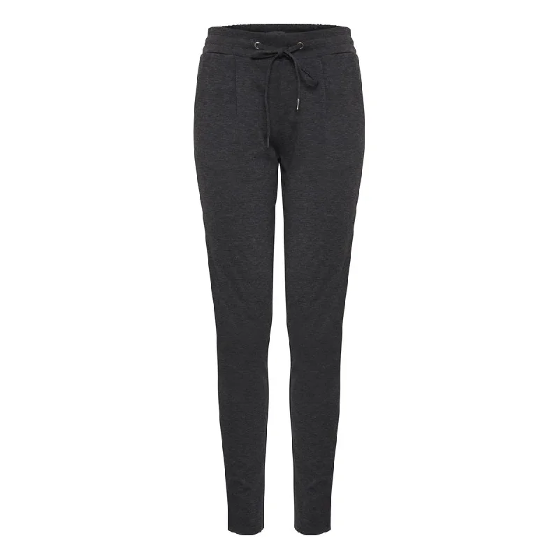 chic cropped ankle jeans for ladies -ICHI  Polyester Jeans & Women's Pant