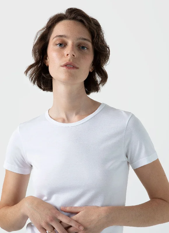 women's oversized short sleeve shirt -Women's Classic T-shirt in White