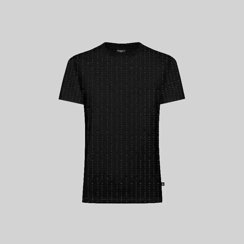 lightweight short sleeve tops for summer -CHROMA T-SHIRT BLACK