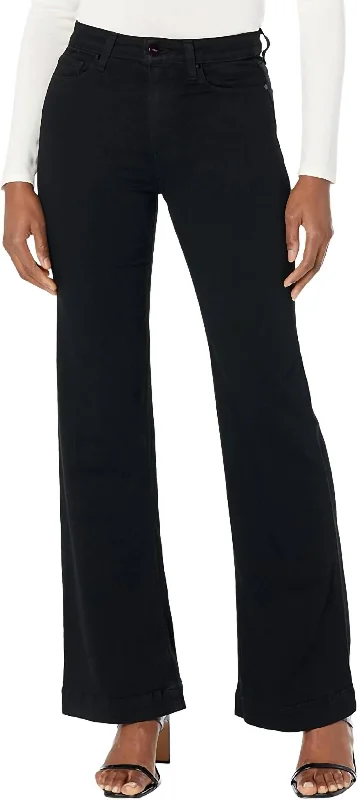 casual denim capri pants for women -Women's Leenah Jeans In Black Shadow