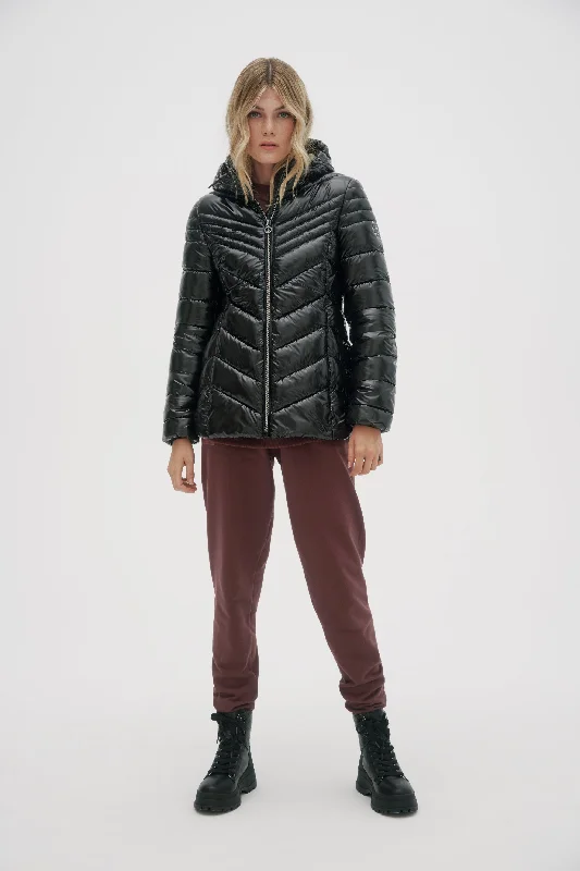 lightweight packable jacket for women -Nyla-C