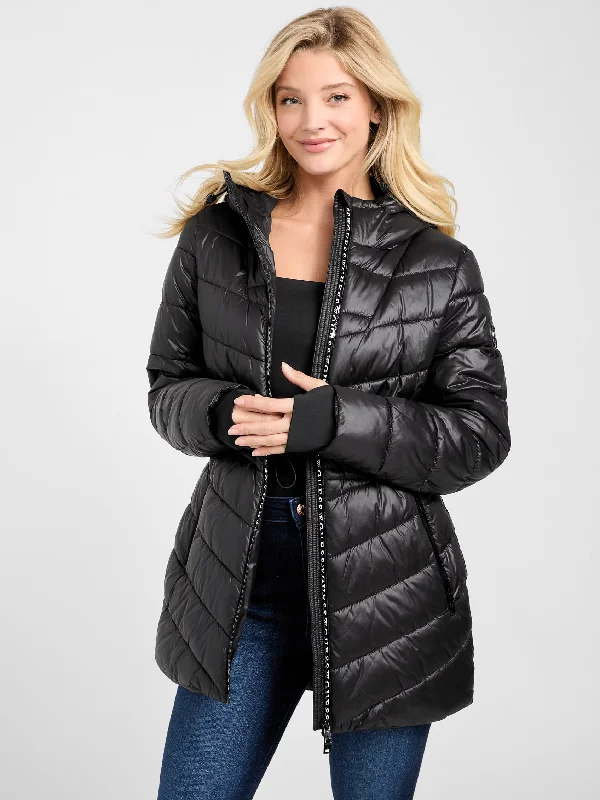 women's lightweight jacket -Channing Puffer Coat