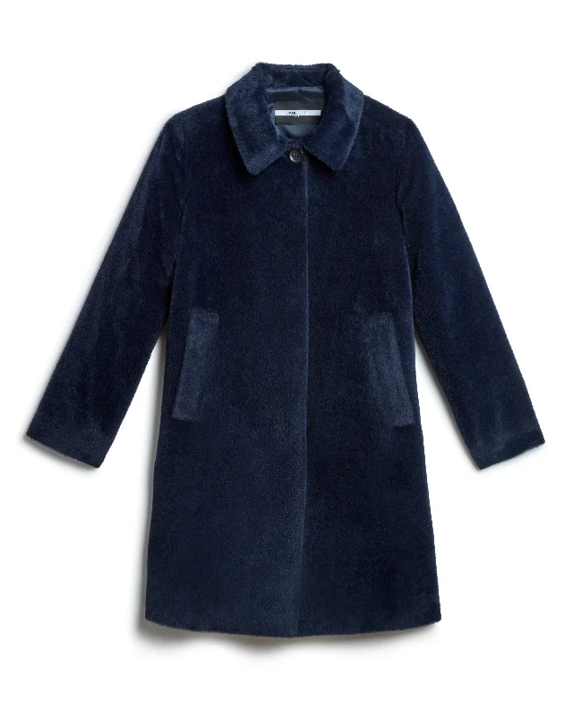 women's elegant cape coat -Loro Piana Alpaca Classic Coat