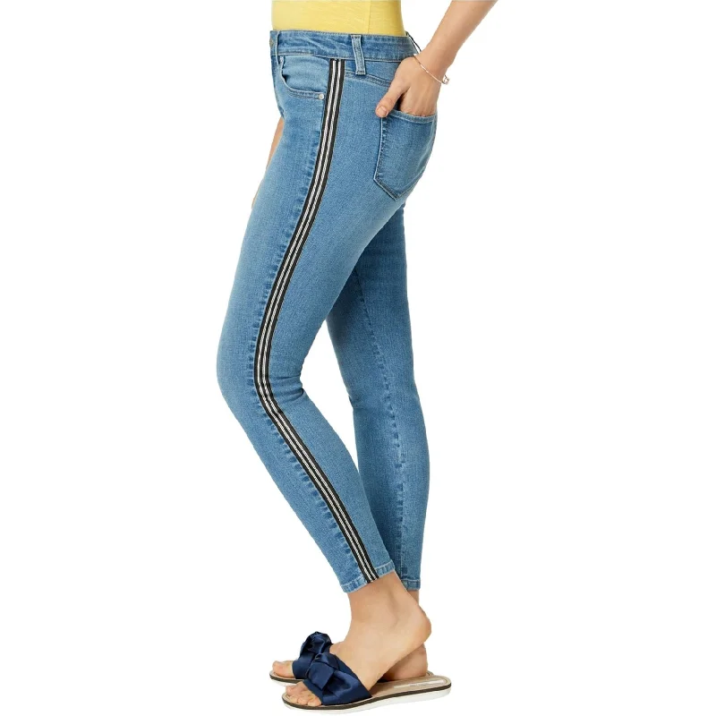 women's super skinny ankle jeans -Maison Jules Womens Racer Stripe Skinny Fit Jeans