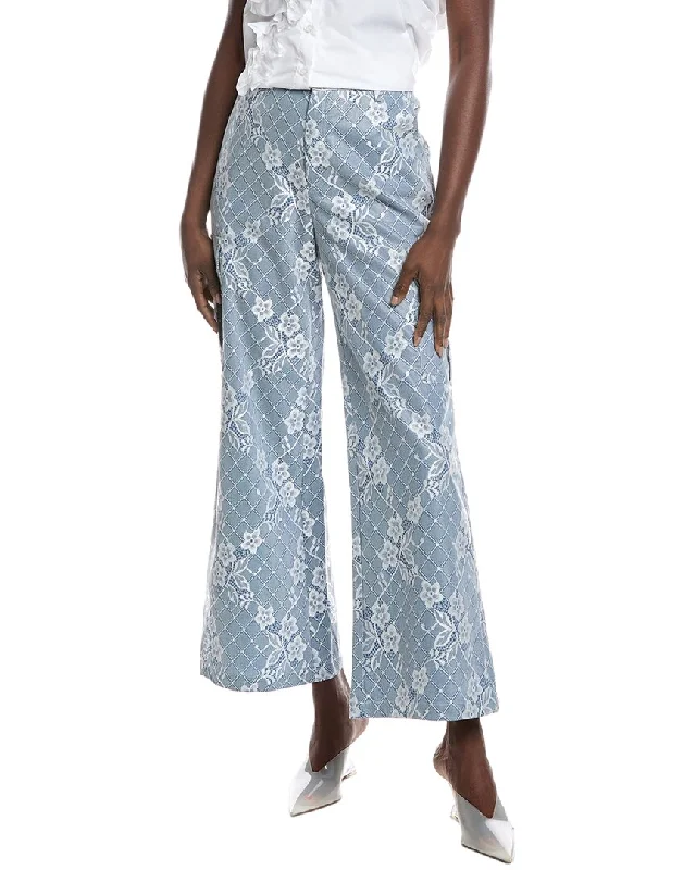 women's super stretch jeggings -Gracia Wide Leg Pant