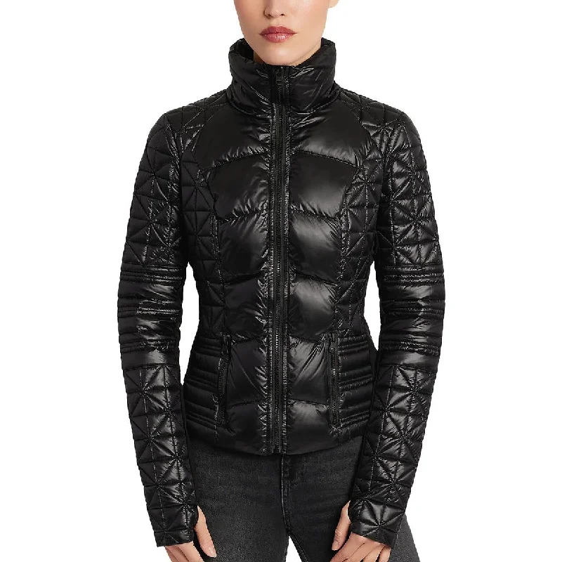 winter parka for women -Blanc Noir Womens Quilted Packable Puffer Jacket