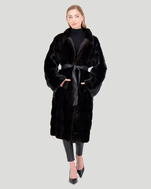 ladies' quilted coat -Mink Short Coat