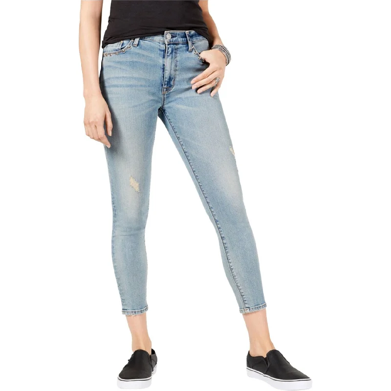 cropped kick-flare jeans for women -Hudson Womens Barbara Cropped Jeans