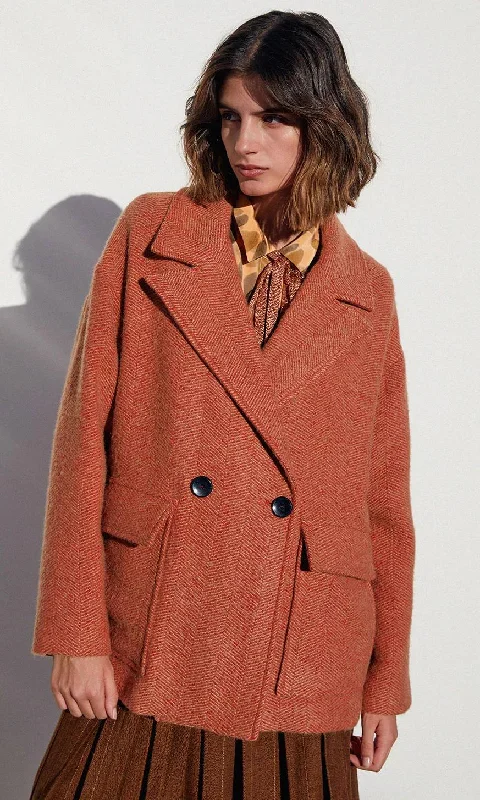 classic women's wool coat -Momoni Tundra Coat