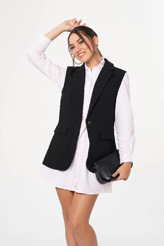 stylish houndstooth coat for women -MEME