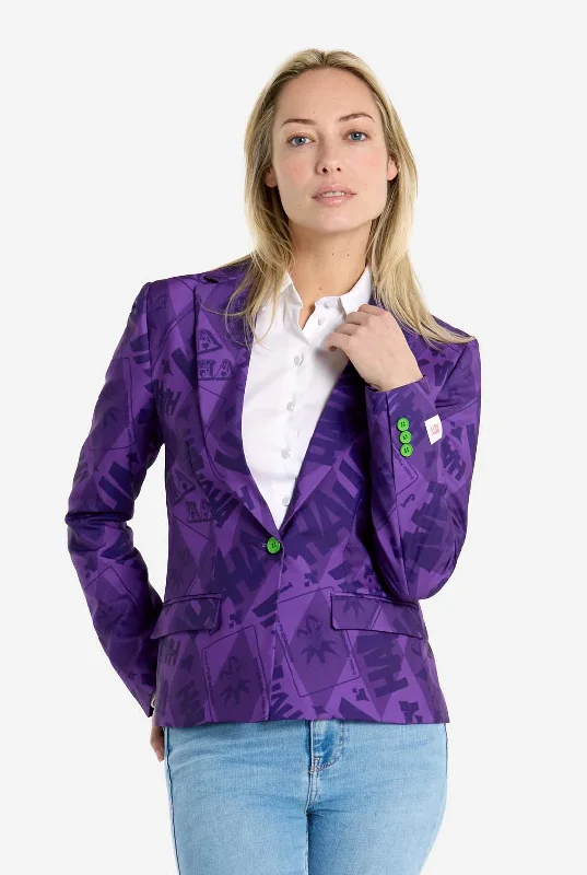 fashionable metallic puffer jacket for women -The Joker™