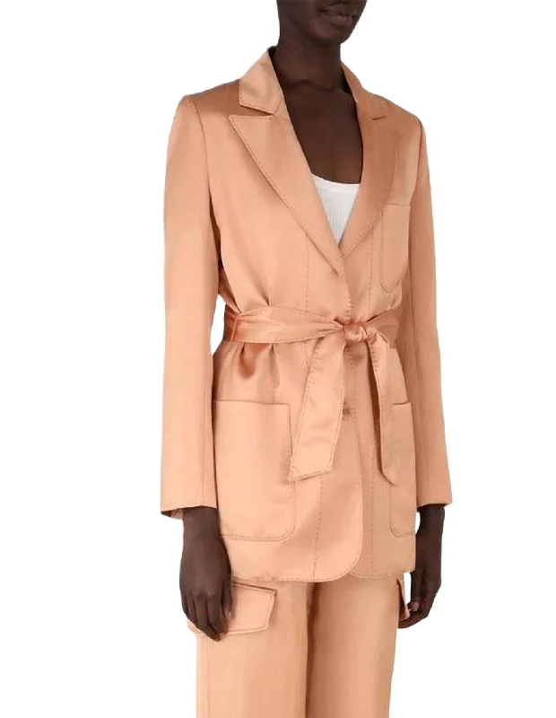 casual coats for women -Women's Wonderland Relaxed Jacket In Sandstone