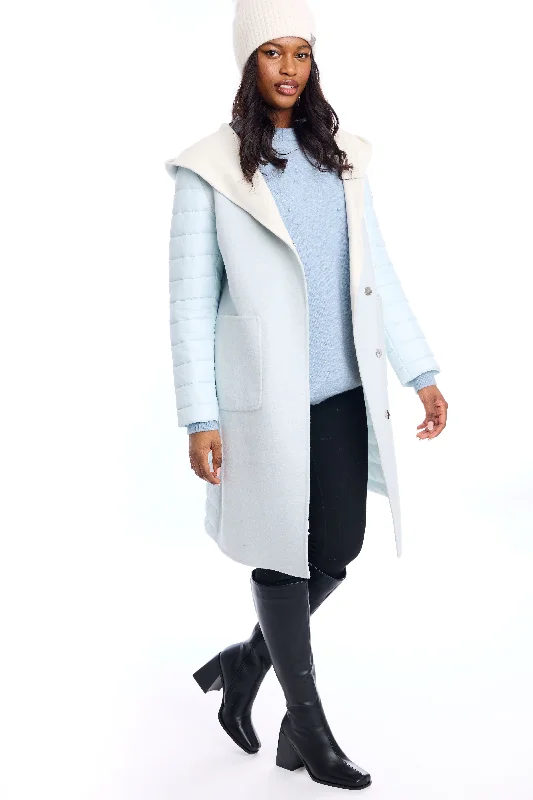 women's fur-trimmed parka -Alexa