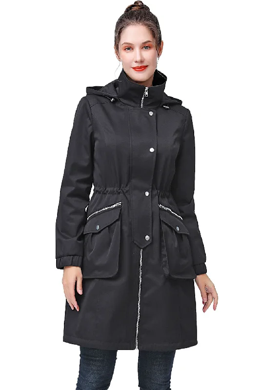 classic women's wool coat -BGSD Women Ariah Waterproof Hooded Anorak