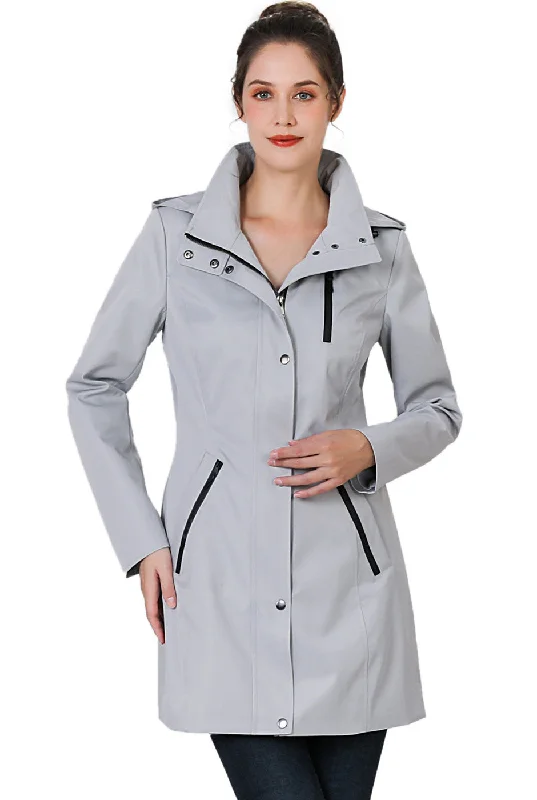 ladies' designer overcoat -BGSD Women Easton Waterproof Hooded Anorak Jacket