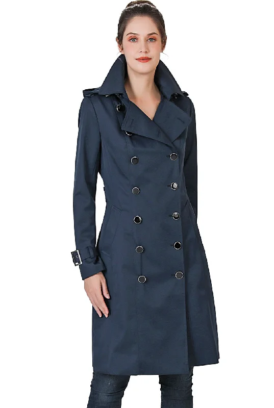 sustainable eco-friendly coat for women -BGSD Women Karla Waterproof Trench Coat