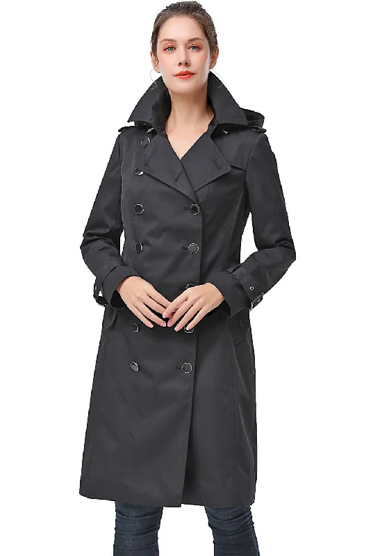 ladies' quilted coat -BGSD Women Karla Waterproof Trench Coat