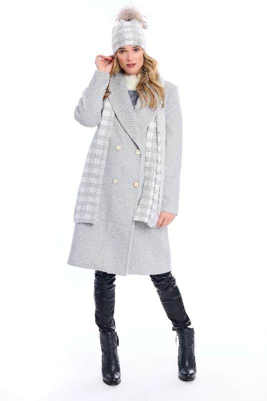 soft touch sherpa coat for women -KARLA