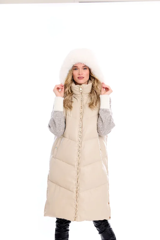 warm padded coat for women -Puglia